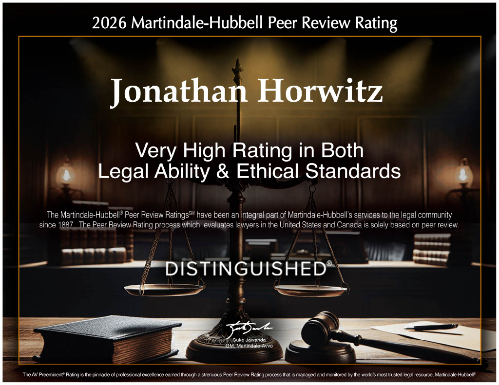 2026 Martindale-Hubbell Peer Review Rating